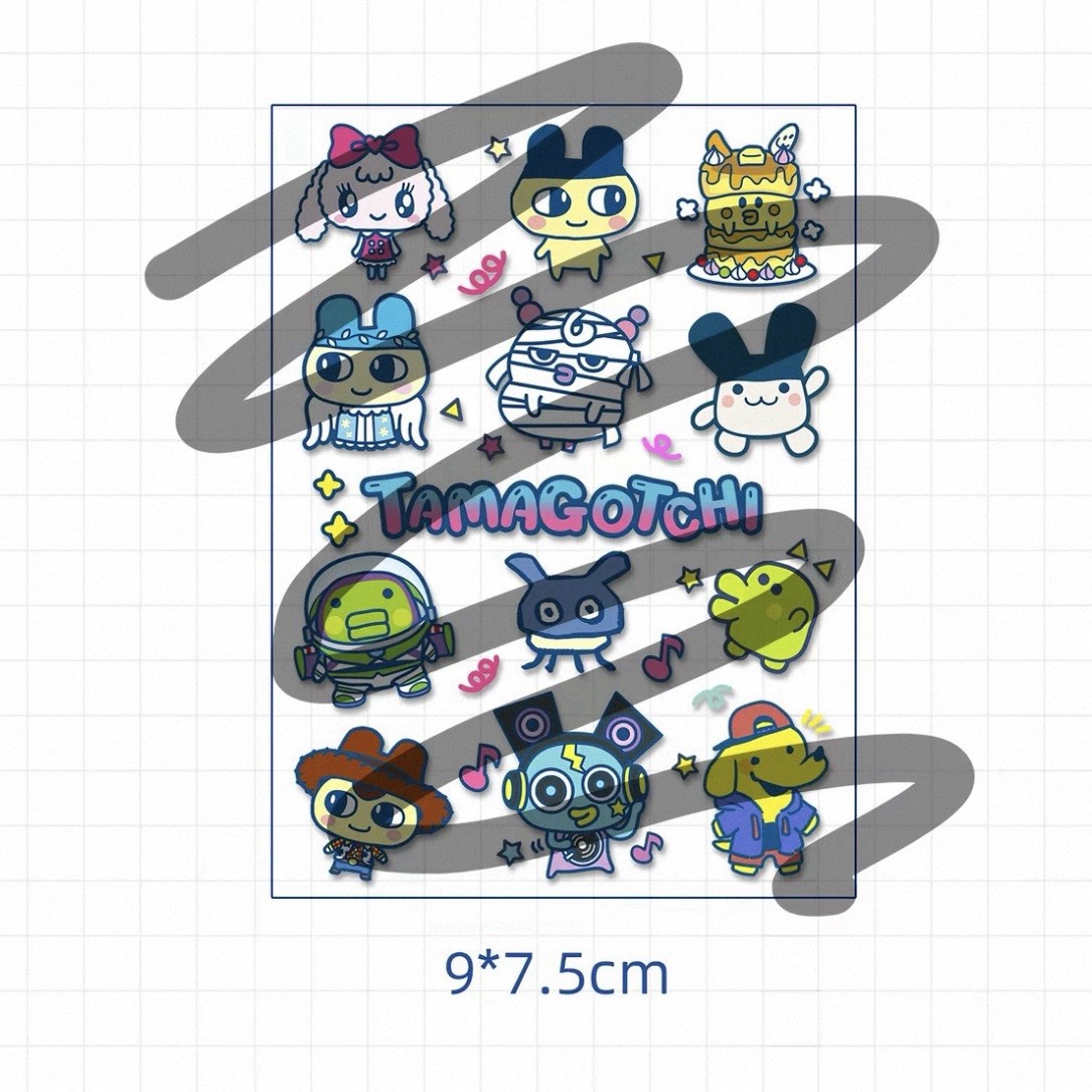 1 x Tamagotchi UV DTF Transfer Sticker Wrap DIY Mug ⭐️4×5 Inches 5014
