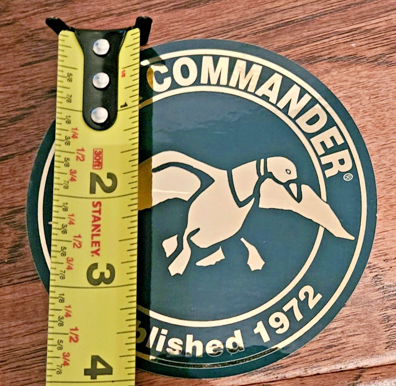 Duck Commander Classic 4 inch decal green established 1972 phil robertson