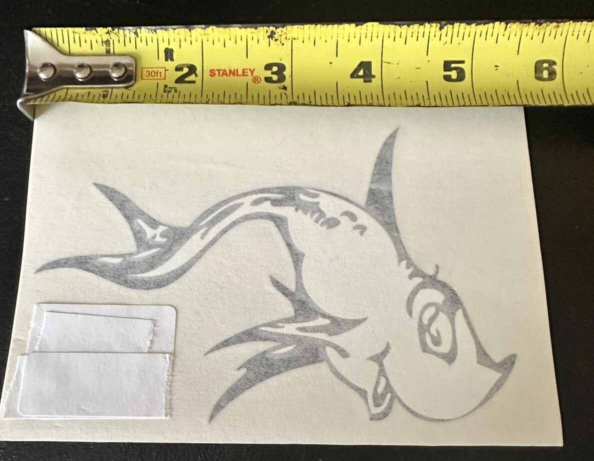 Dr. Seuss One Fish, Two Fish Vinyl Wall Decals Small White Decal 5.5" X 4"