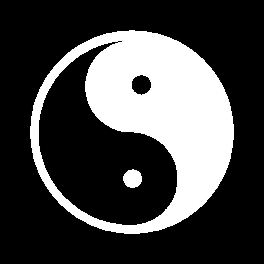 YIN YANG Vinyl Decal (6" 7" 8", 12 Colors) MD