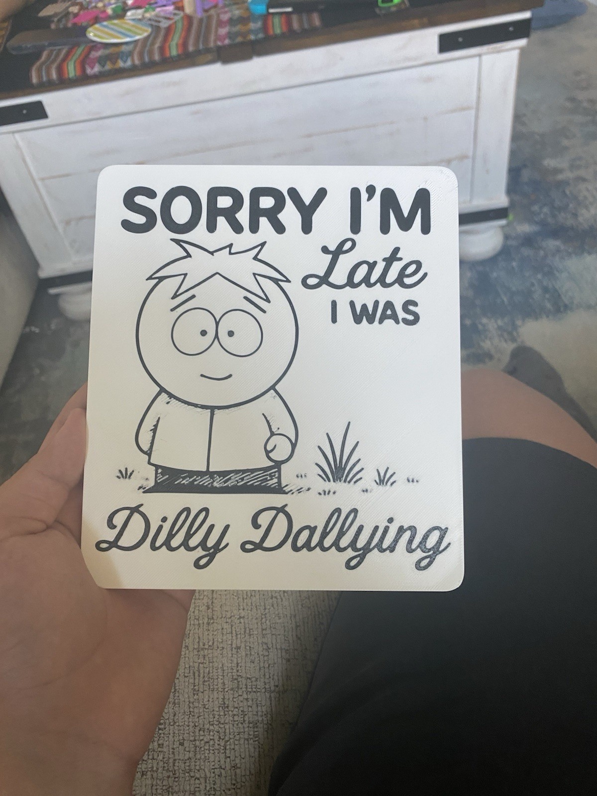 3D Printed South Park Sign