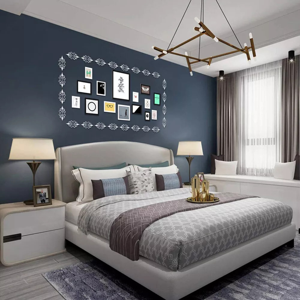 20pcs 3D Acrylic Mirror Wall Stickers Mural Decals Living Room DIY Home Decor