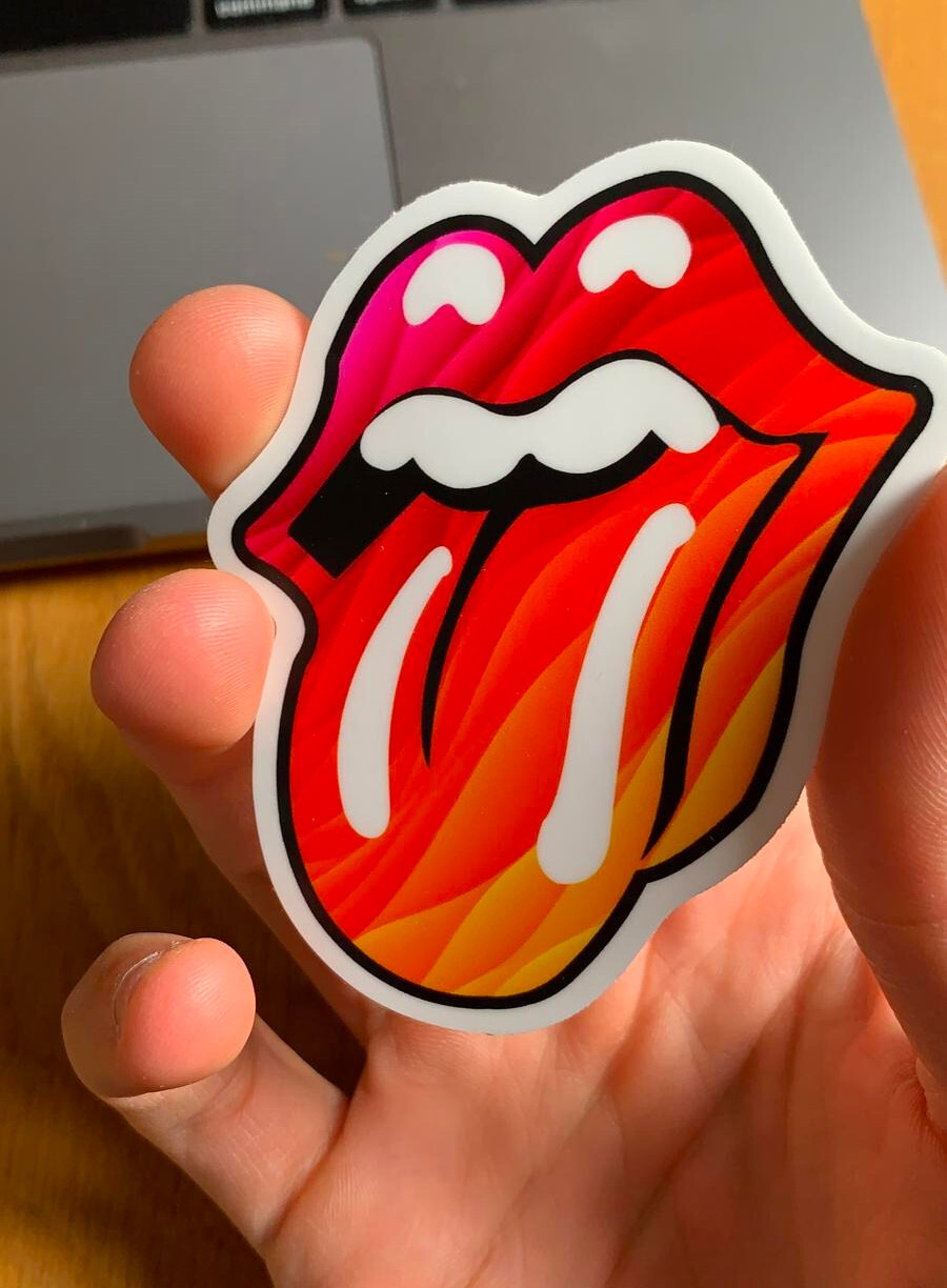 ROLLING STONE TONGUE Premiun Vinyl Sticker Decal Car truck laptop Mick Tongue
