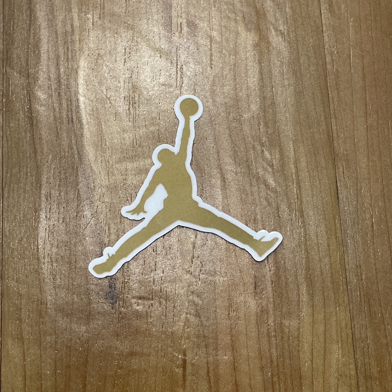 Air Jordan Sticker Gold JUMPMAN Sticker 3.5” Official Nike Air Jordan Sticker