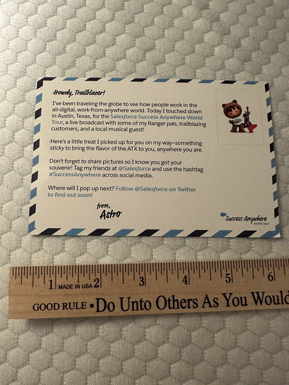 5 Salesforce Stickers Including Astro, Success From Anywhere, And Slack Trail