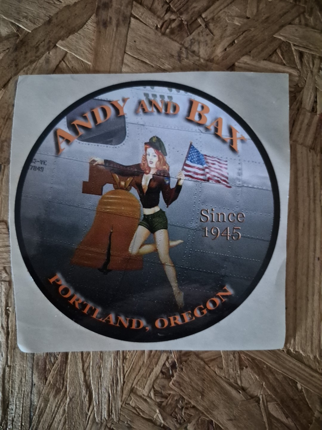 Vintage Andy and Bax Portland Oregon 4" Sticker 78 Years In Business Closed
