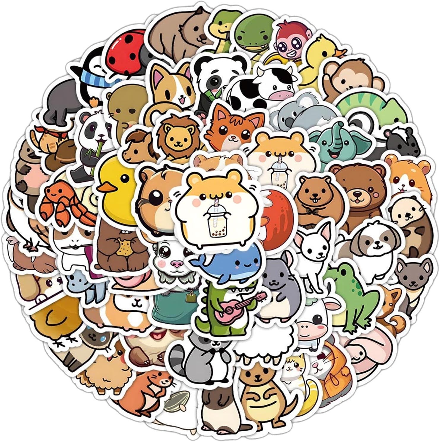100 PCS Water Bottle Stickers for Kids, Cute Vinyl Aesthetic Waterproof Stick…