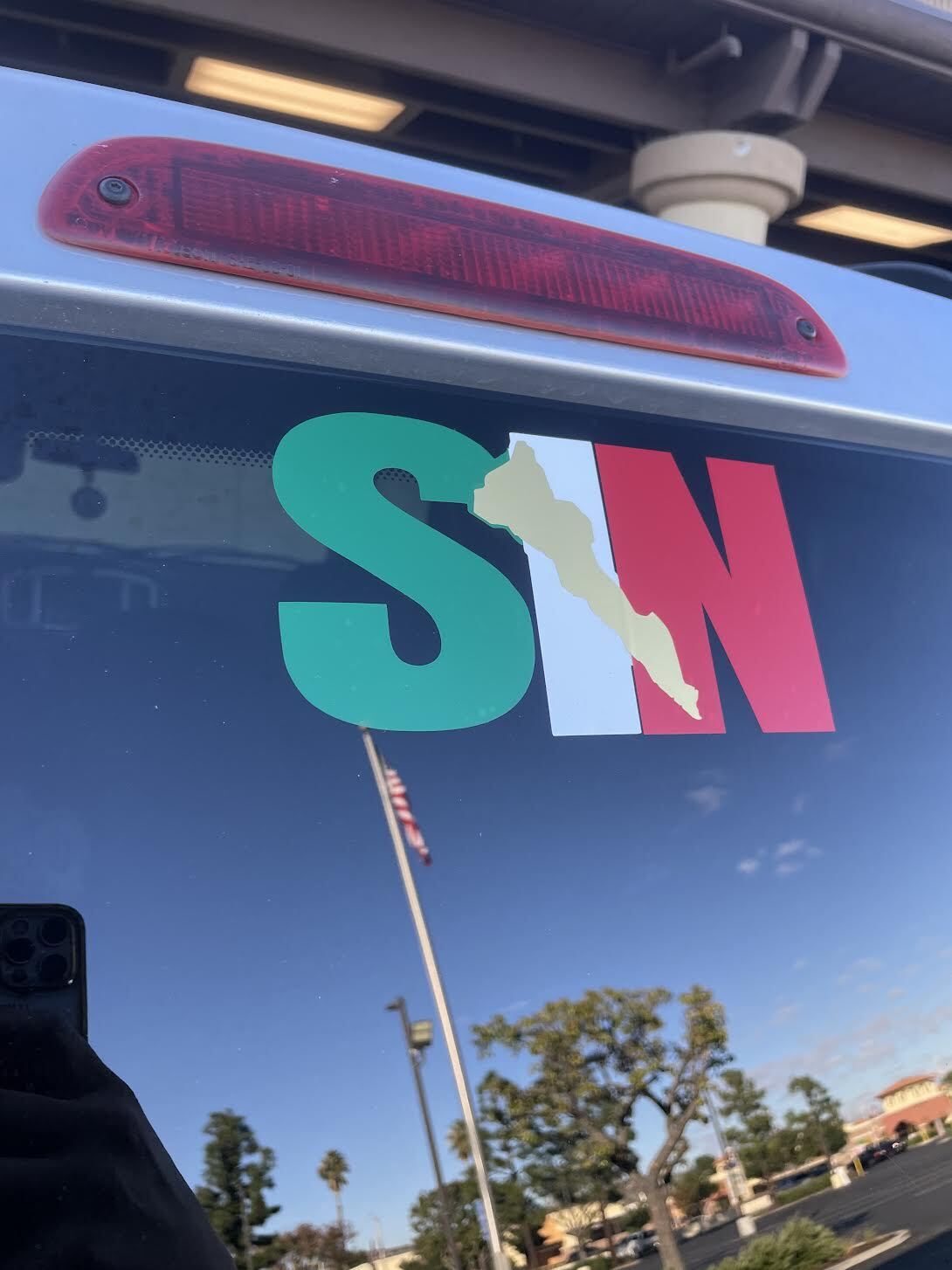 Mexico Tri-color Decal Vinyl Sticker DIY Car Bumper Window