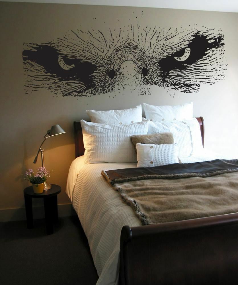 Eagle Eyes Staring Down Vinyl Wall Decal Sticker.#5517