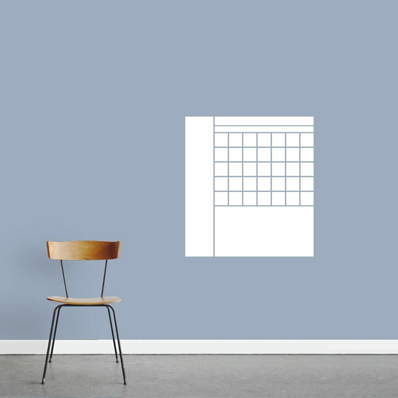 Dry Erase Calendar With Notes Wall Decal – Organizing, Lists, Kitchen, Office, K