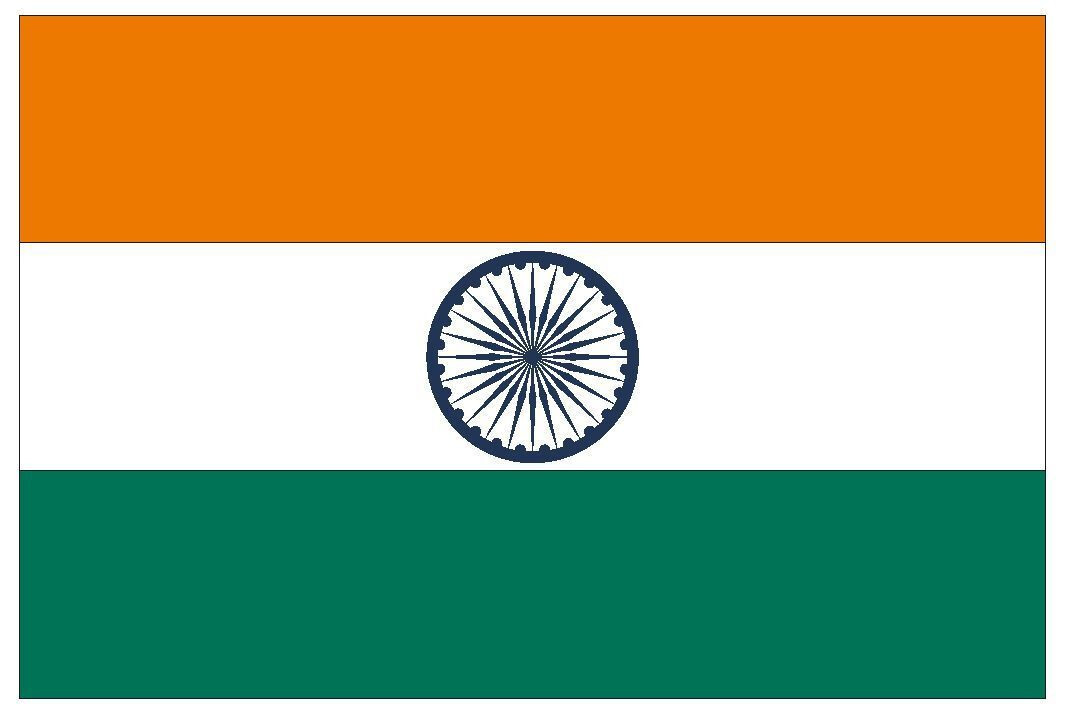 India International Flag Sticker Decal F226