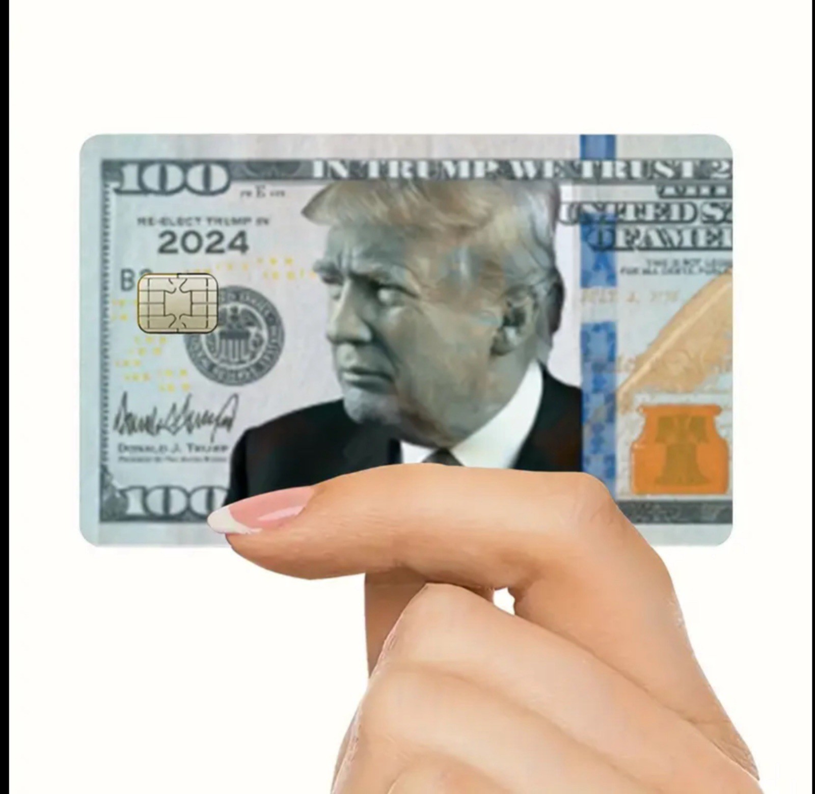 Donald Trump Card Stiker – Full Cover Debit/credit Card Skin -Waterproof Desingn
