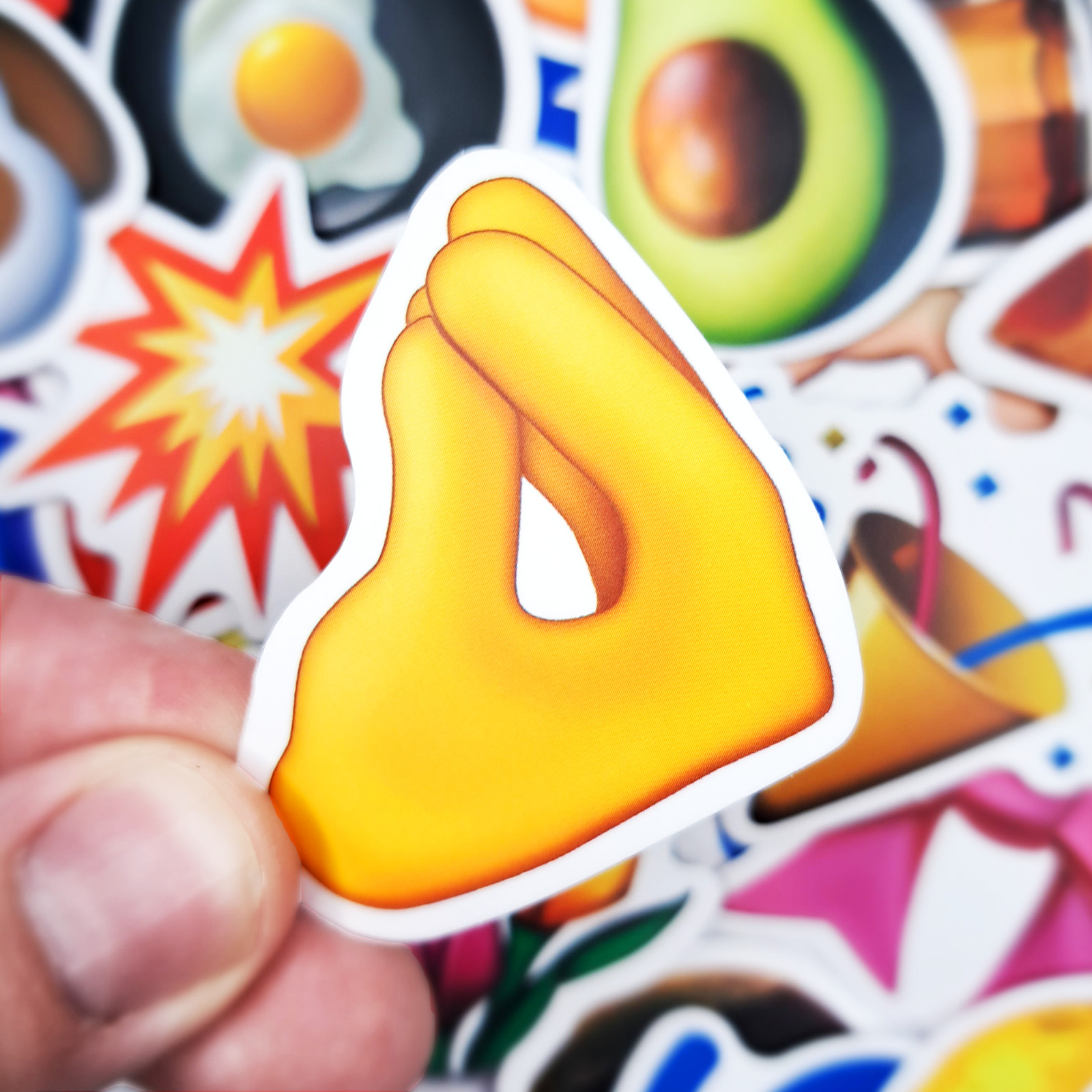 60 PCS Funny Emoji Sticker Pack Smiley Face Kids Stickers Teen Laptop Planner