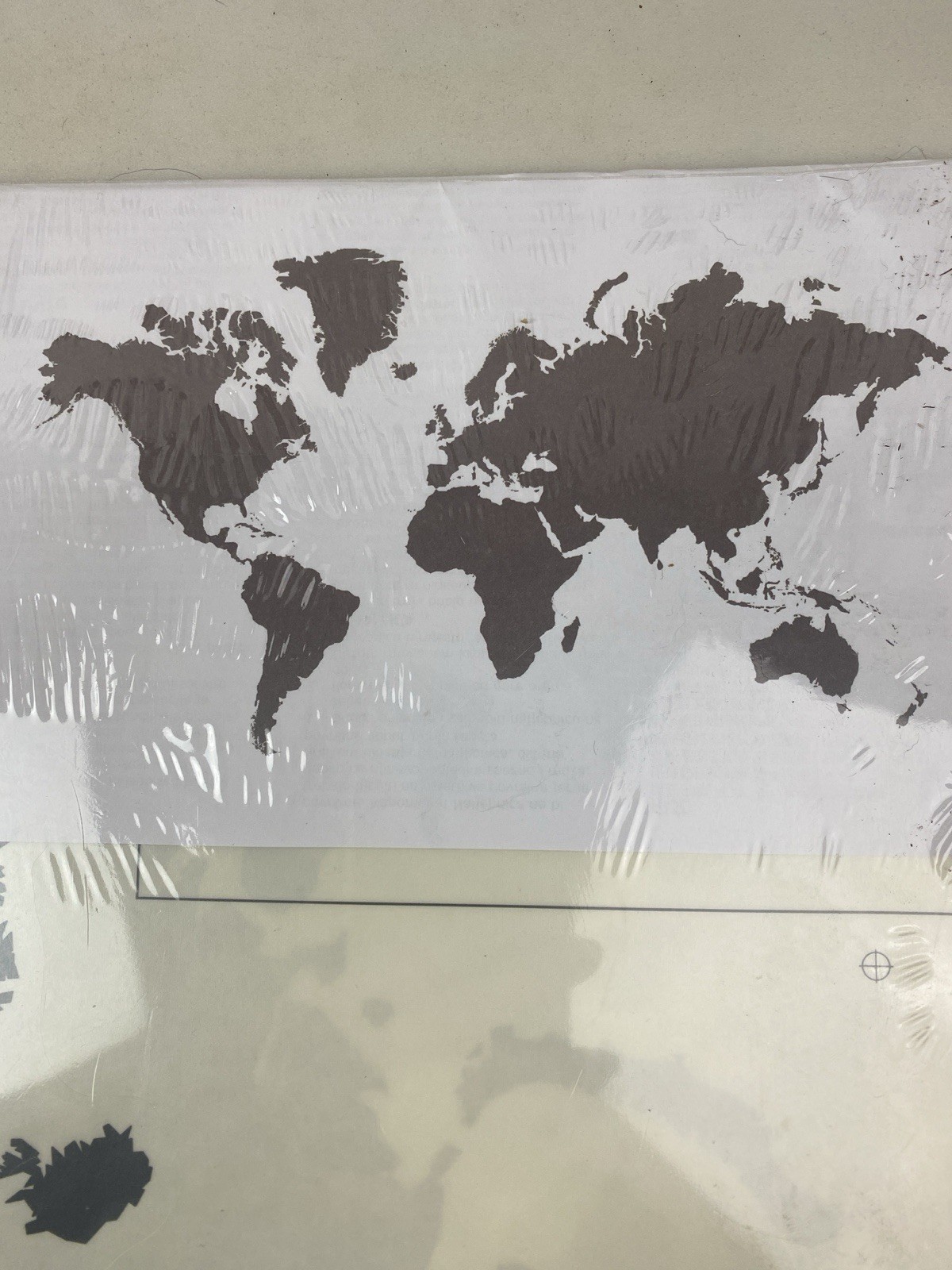 Ikea KLÄTTA Klatta World Map Layout Wall Stickers Decals