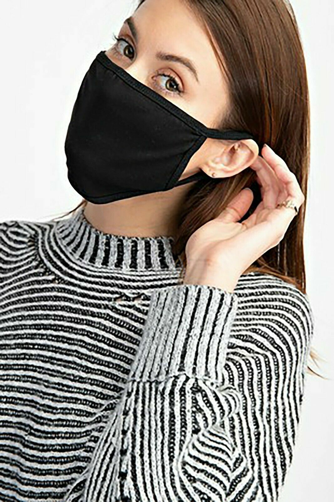 Made in USA Breathable Cotton Spandex Cloth Mask Wash Reuse Face Mask Unisex