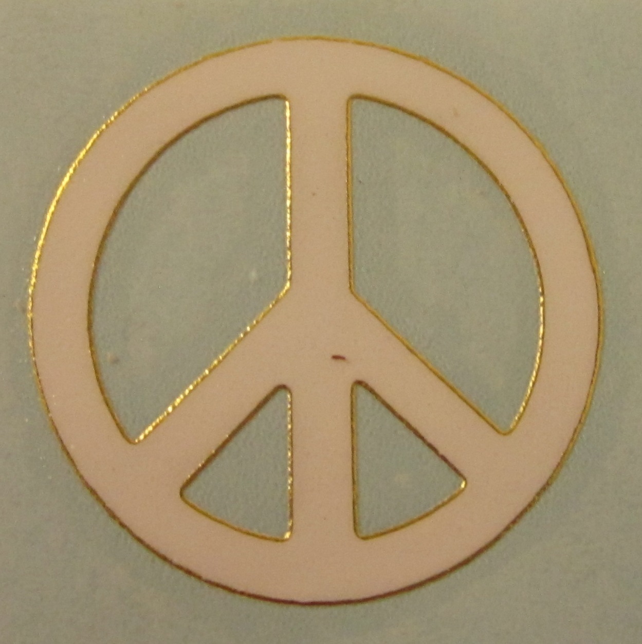 Peace Sign Vinyl Decal Sticker 1.25" Diameter (Made in USA)