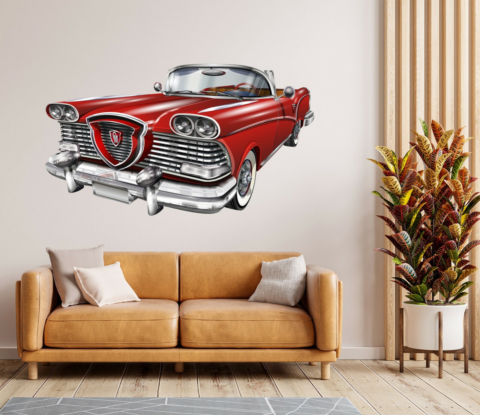 3D Metal Front G265 Car Wallpaper Mural Poster Transport Wall Stickers Honey