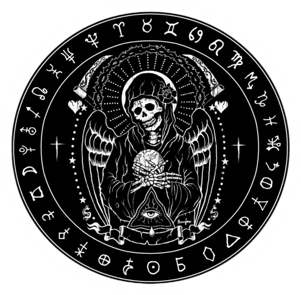 Death Zodiac Sticker ~ Barfool ~ Vinyl Phone Laptop Car Helmet iPad Decal