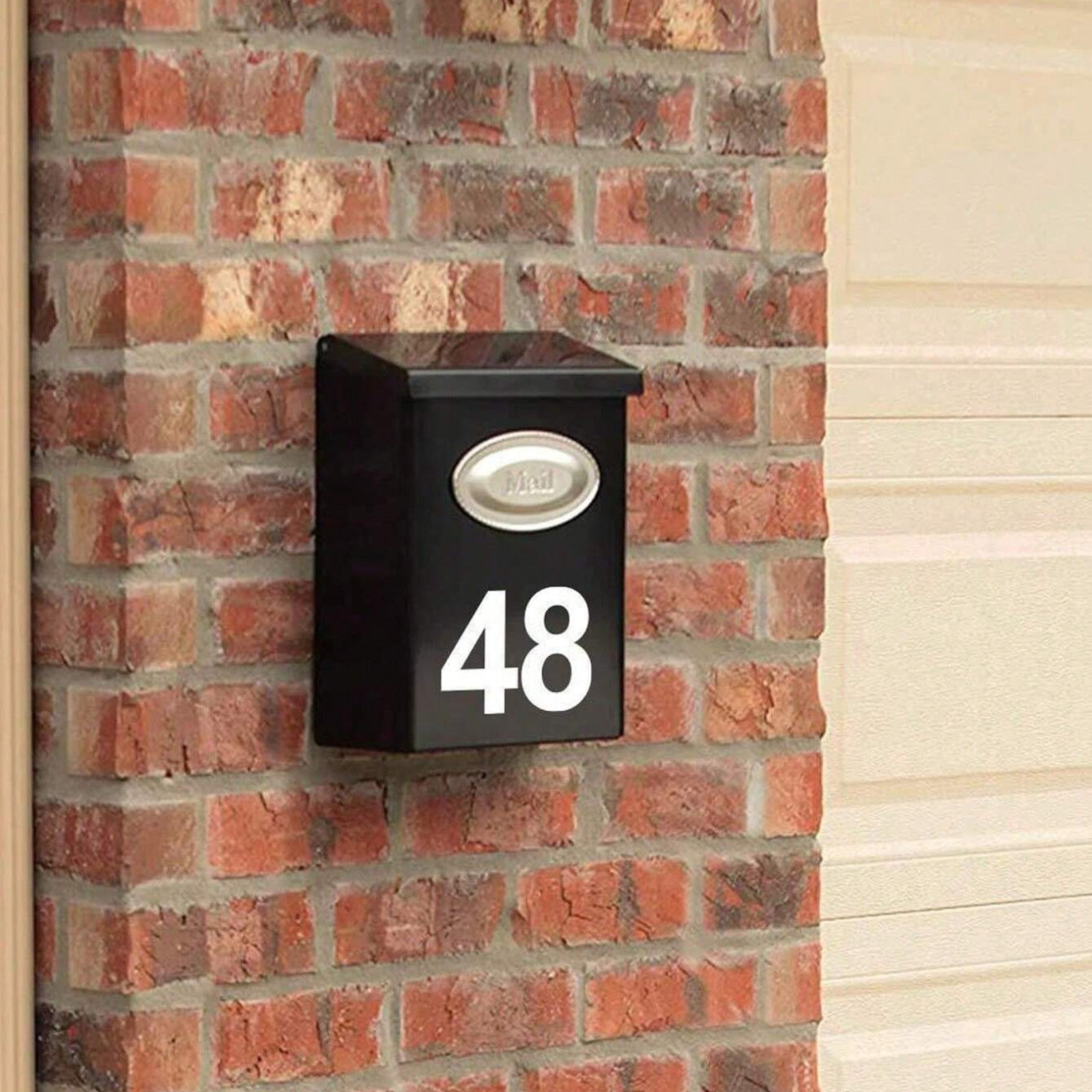 Super Reflective Mailbox Numbers Decal Address Sign House Number Vinyl Sticker