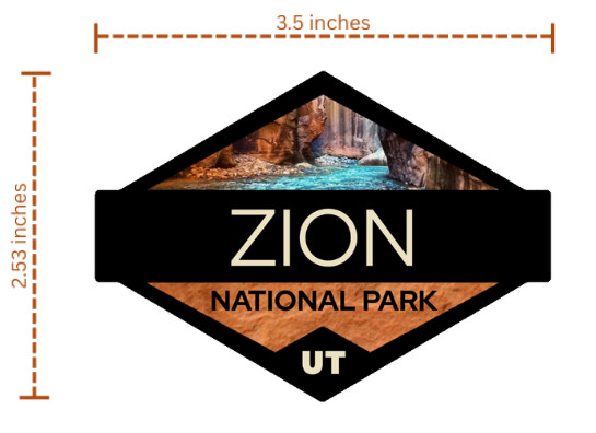Utah National Parks – The 'Mighty Five' – Vinyl Sticker 5-Pack