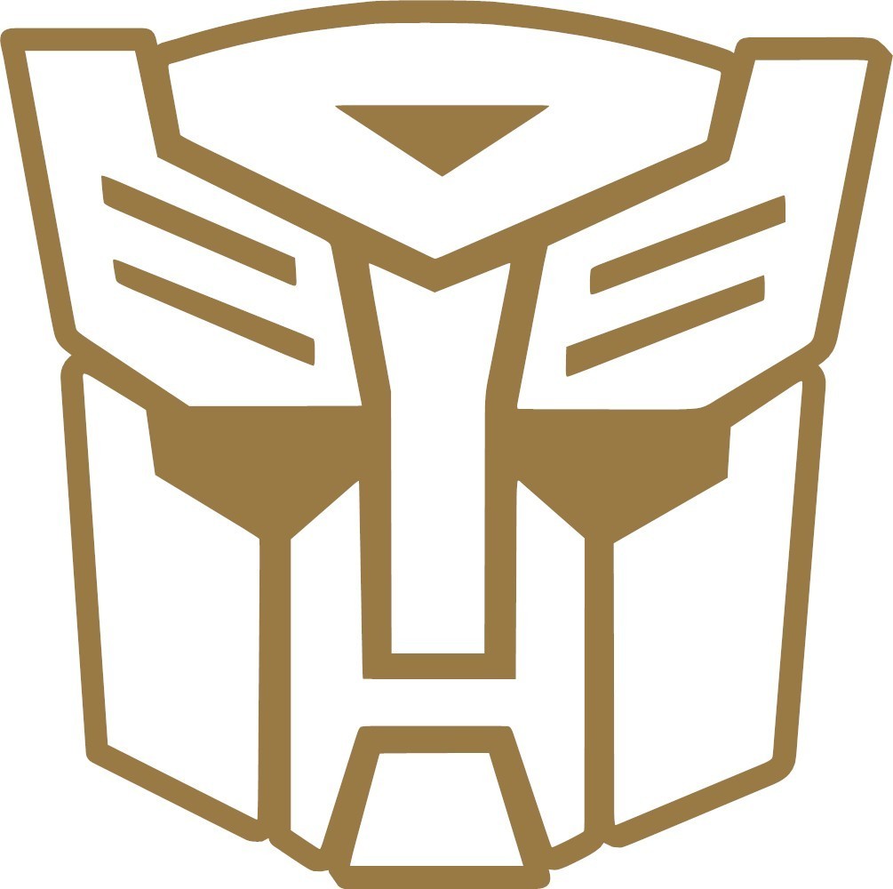 Outlined Transformers Autobot Decal Vinyl Sticker laptop helmet window wall door