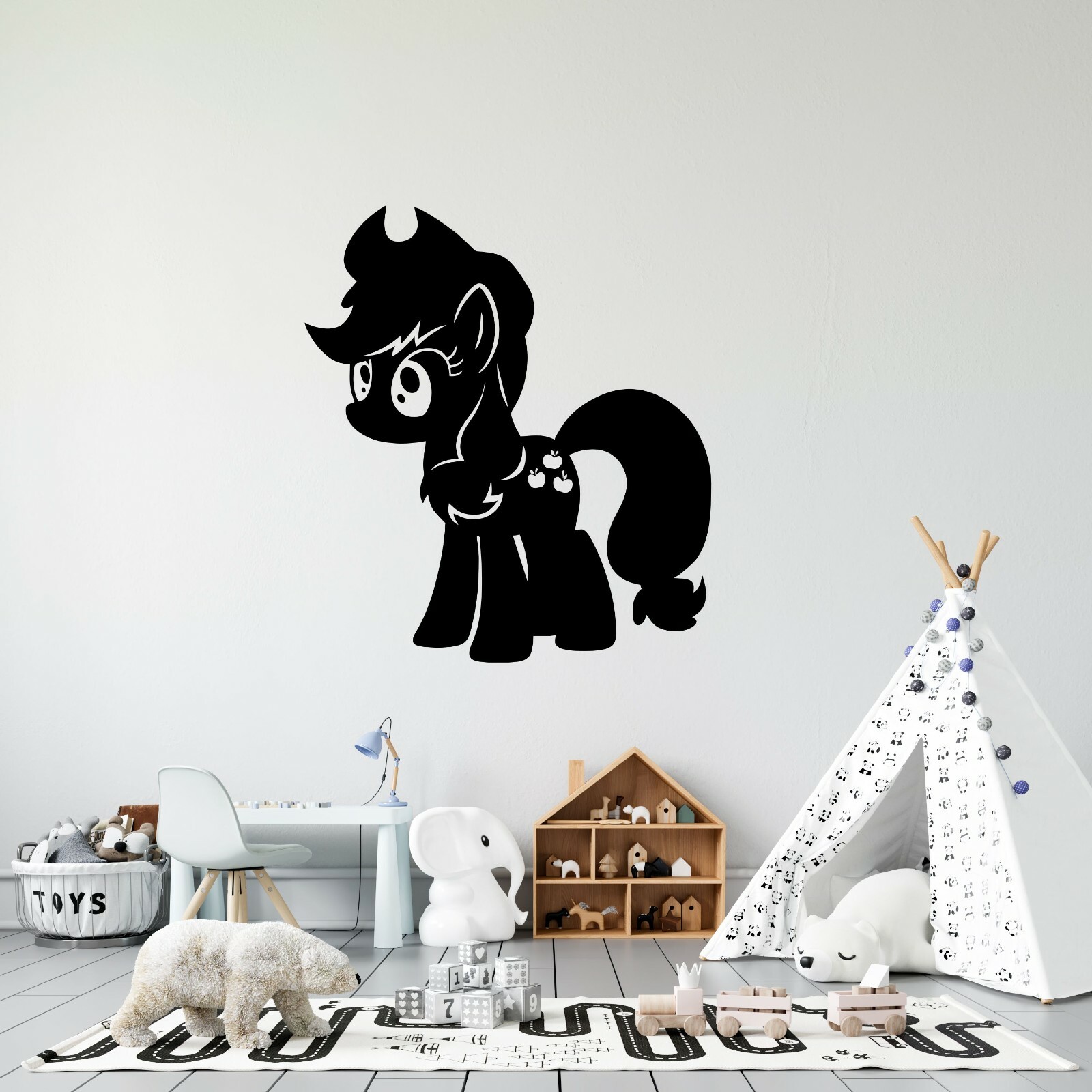 Female Earth Pony Applejack My Little Pony Wall Art Decal Home Art Sticker 20×23
