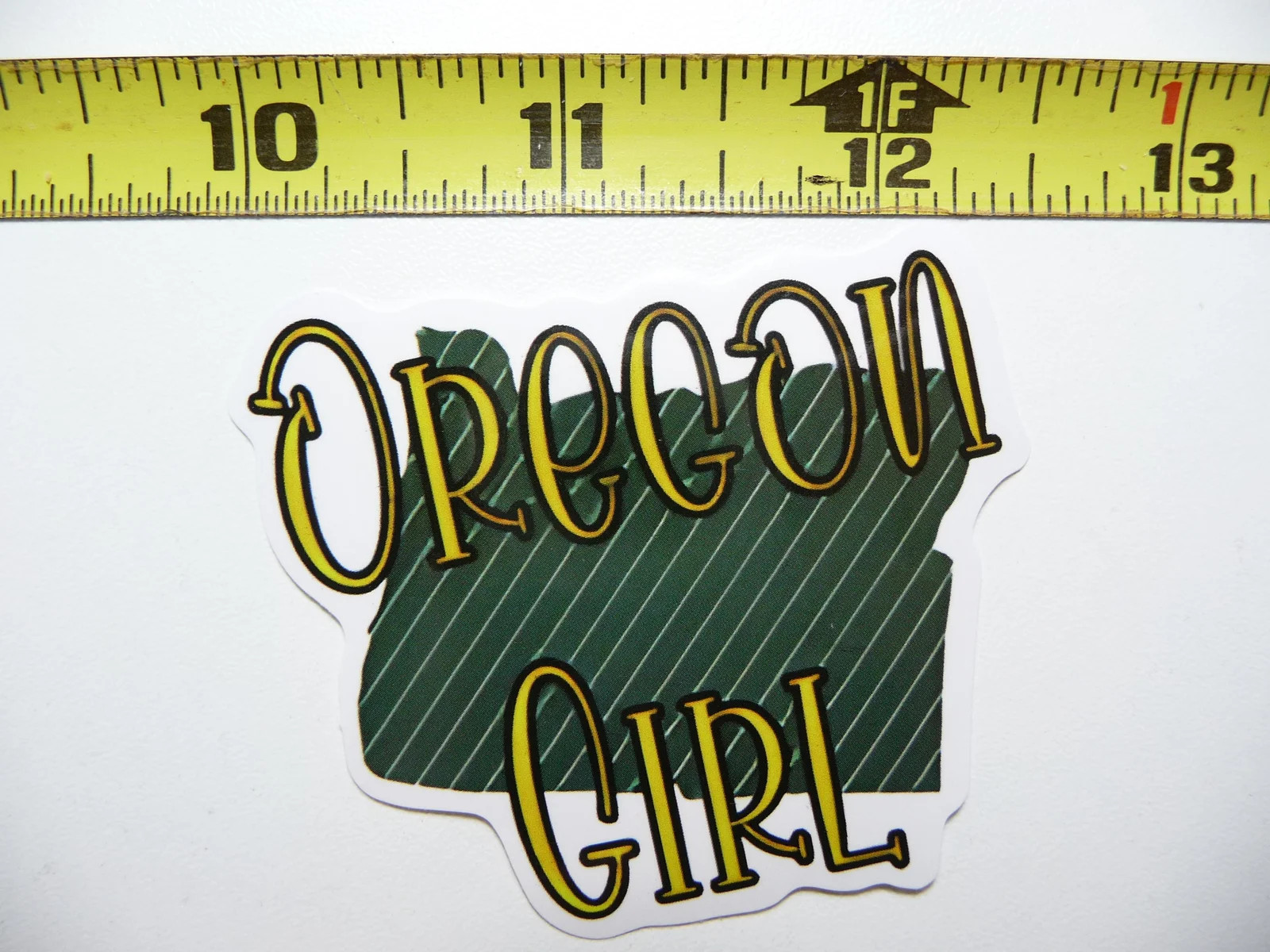 OREGON GIRL STATE OUTLINE SMALL STICKER DECAL PRIDE SOUVENIR TRAVEL MEMORIES