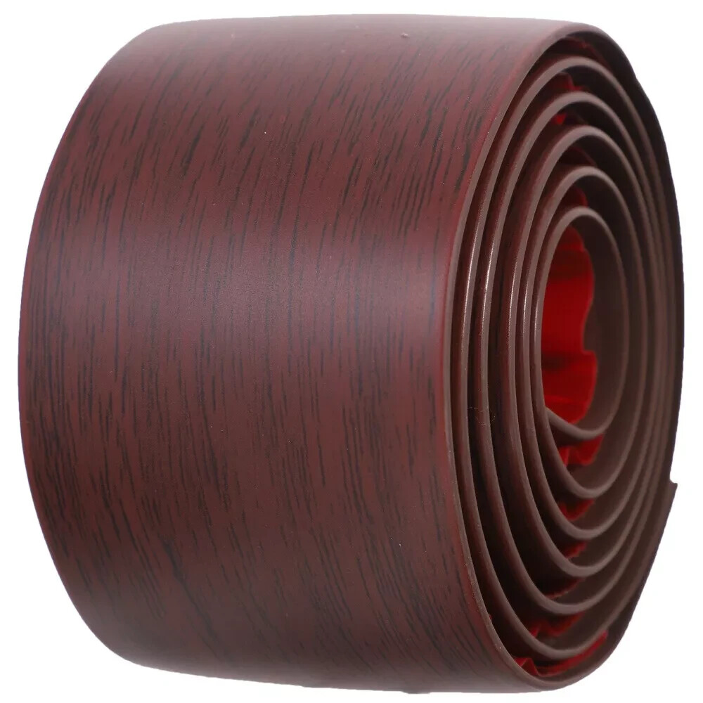 3.25ft. Self-Adhesive PVC Floor Transition Strip Under-Door Cover Red Wood