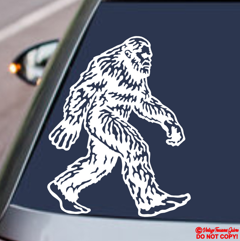 BIGFOOT SASQUATCH YETI VINYL DECAL STICKER CAR TRUCK SUV REAR WINDOW BUMPER JDM