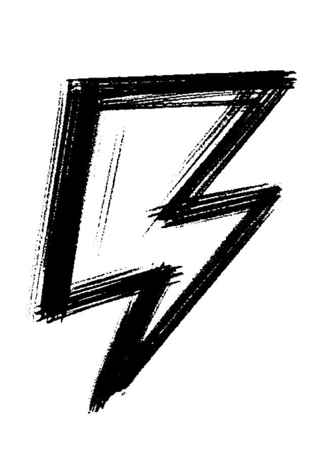 Lightning Bolt Sticker Decal