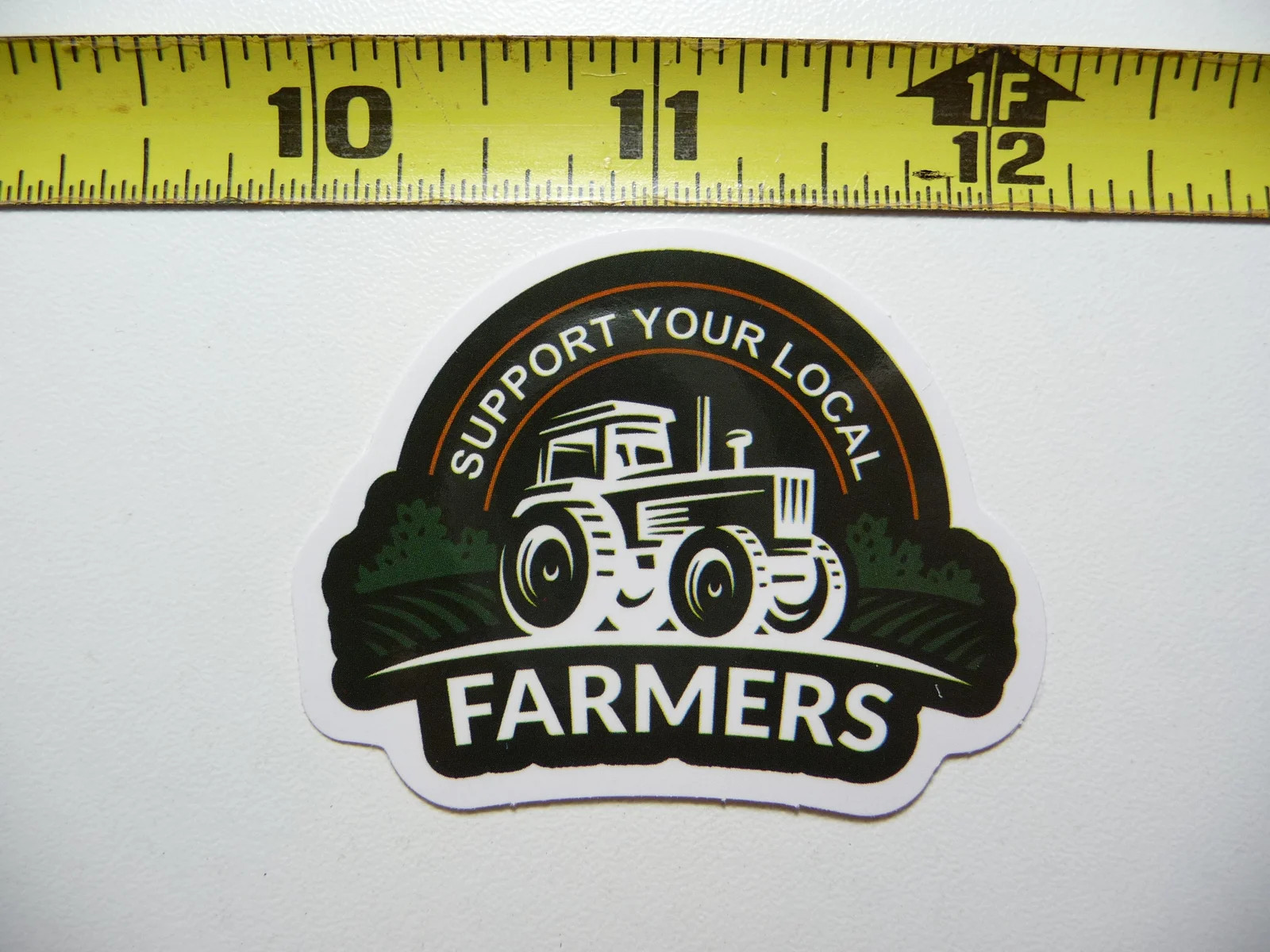 SUPPORT YOUR LOCAL FARMERS SMALL STICKER DECAL FARM FARMING COUNTRY LIFE FARMER