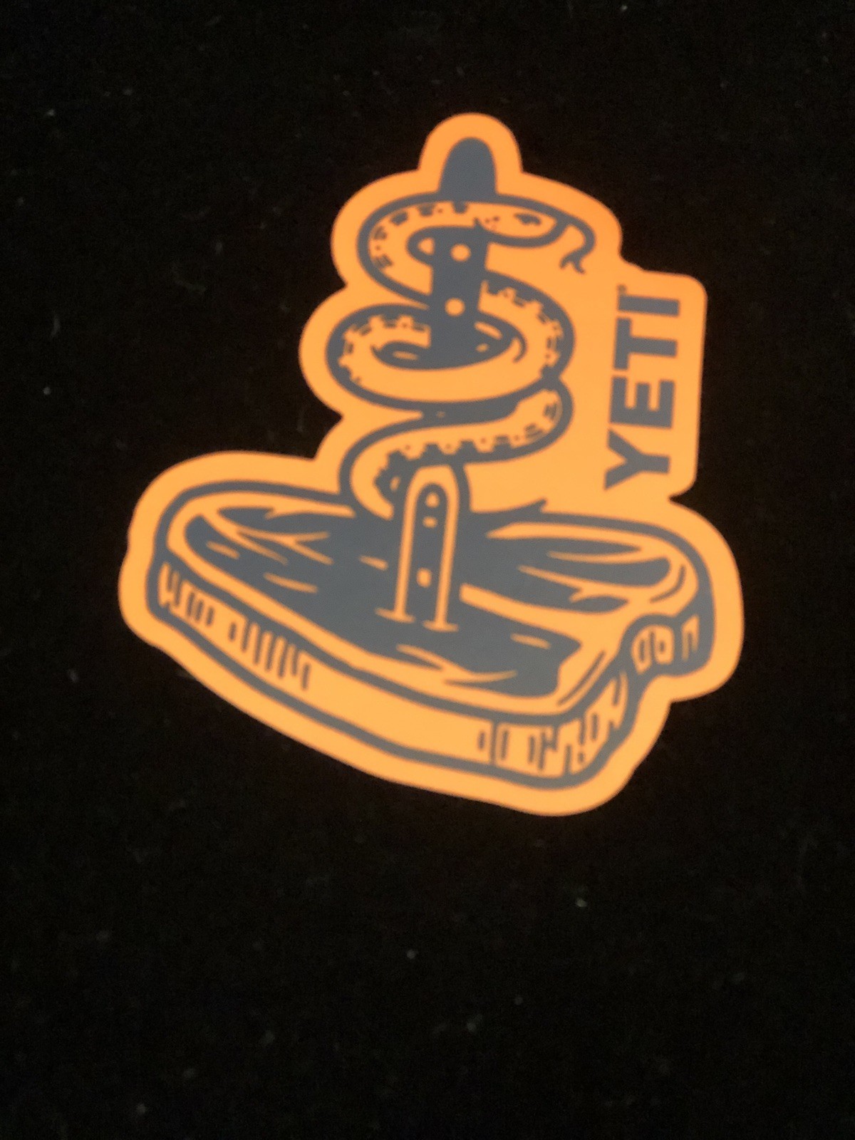 Rare Yeti Steak and Snake Sticker