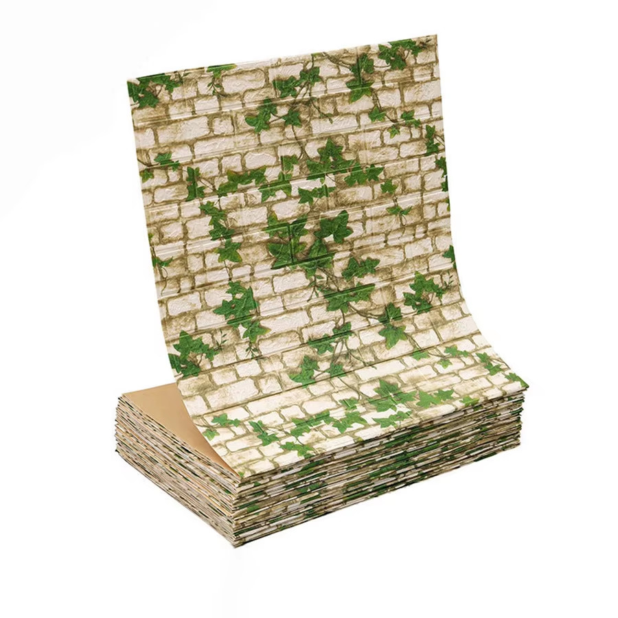 3D Self-Adhesive Wallpaper 70Cm*1/5/10M Continuous Waterproof Brick Wall Sticker