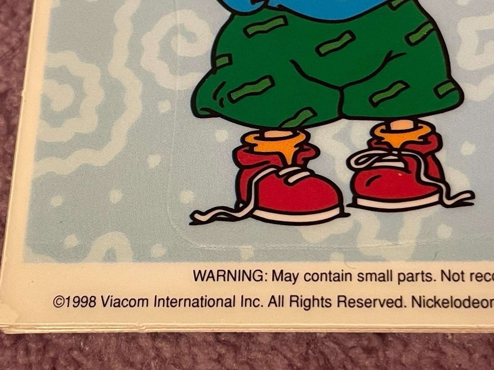 Vintage Rugrats Nickelodeon Static Cling Window Decorations NEW!! (3 AVAILABLE)