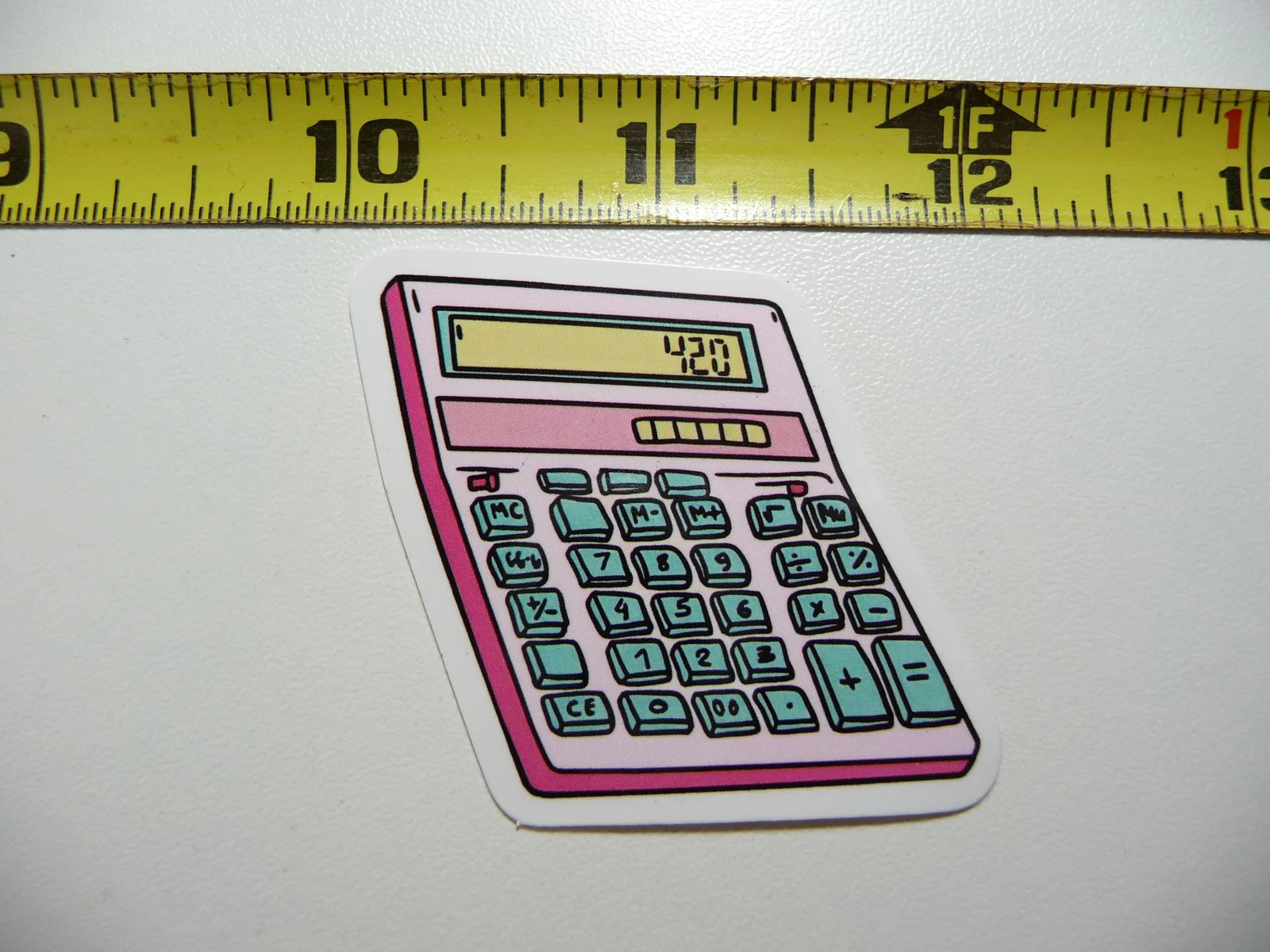 MATH CALCULATOR 420 SMALL STICKER DECAL TEACHER STUDENT SCHOOL COLLEGE