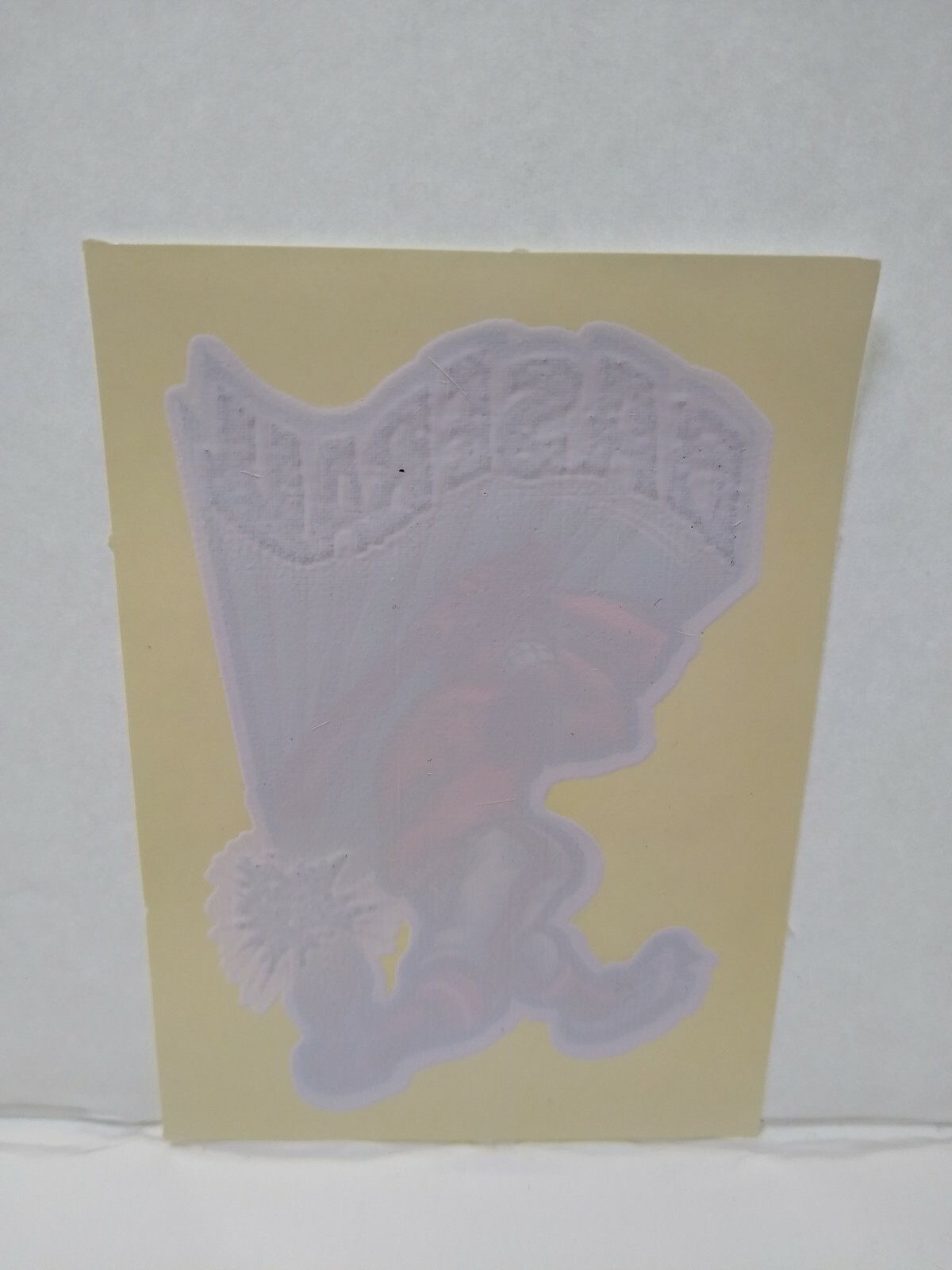 Baseball Screamin Gleamin Glitter Iron-On Decal Donruss Retro Vintage Original