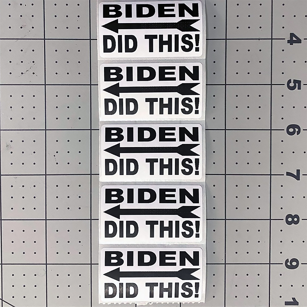 Biden Did This Sticker High Price Inflation Gas Pumps Anti Joe Prank Stickers