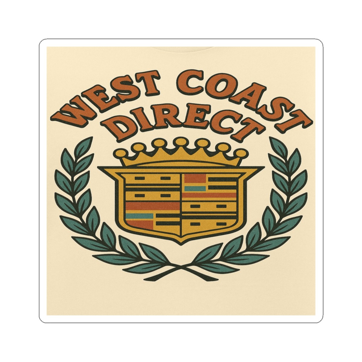 West Coast Direct Cadillac'n WCD Original Sticker