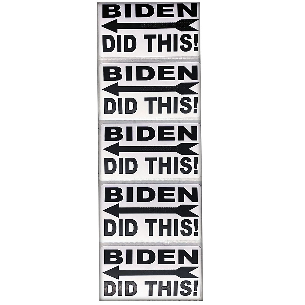 Biden Did This Sticker High Price Inflation Gas Pumps Anti Joe Prank Stickers