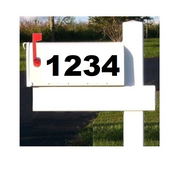 LOT of 20 – Arial Font Self Adhesive Mailbox Numbers , Door, Locker, Truck