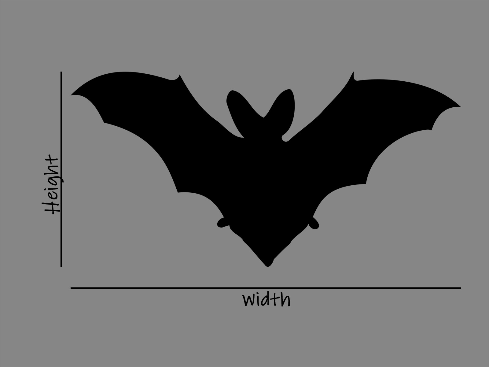 BAT Silhouette Halloween Scary Spooky Vinyl Decal Outdoor Car Sticker Waterproof