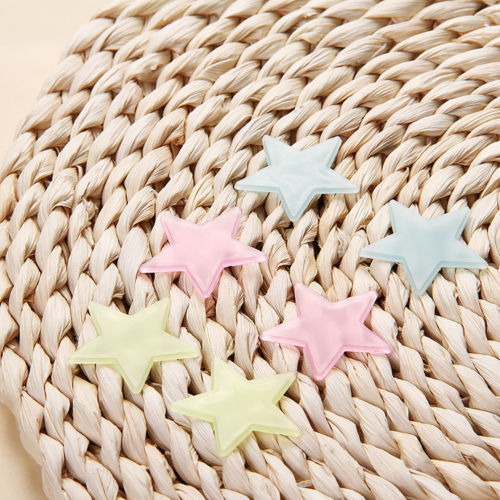 100 pcs Pack Glow In The Dark 3D Stars Moon Stickers Bedroom Wall Room Decor DIY