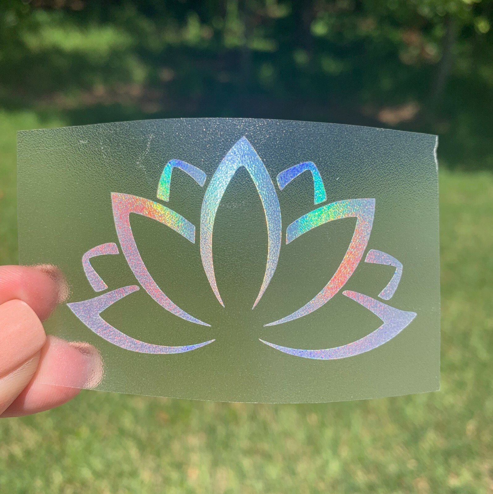 Lotus Flower Yoga Namaste Car Laptop Tumbler Phone Vinyl Decal Sticker