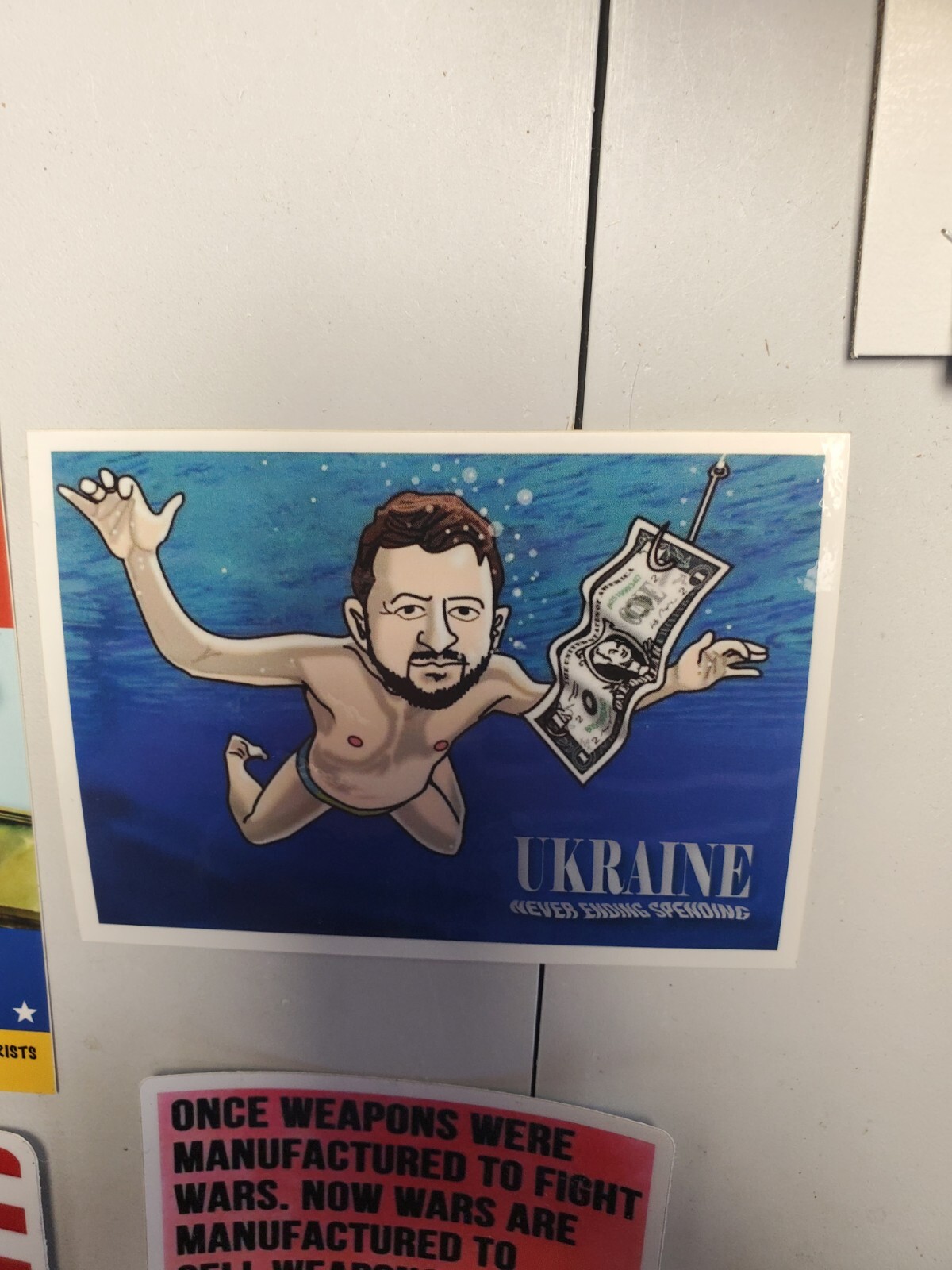 VLADIMIR ZELINSKI STICKERS ANTI WAR SAVE UKRAINE 🇺🇦