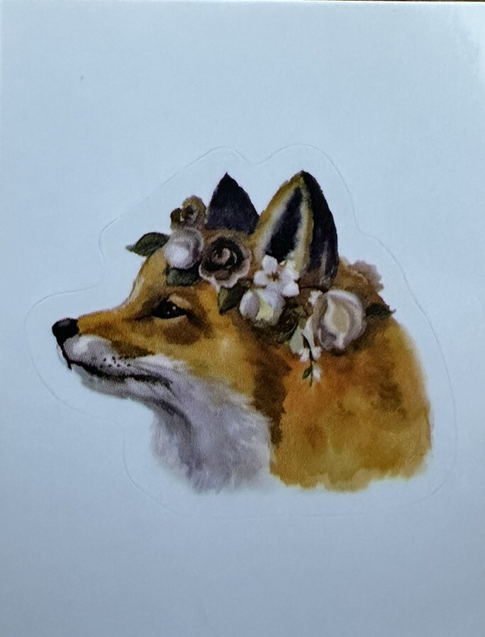 FOXY LADY ~ Small Vinyl Sticker – (1.25in x 1.5in)