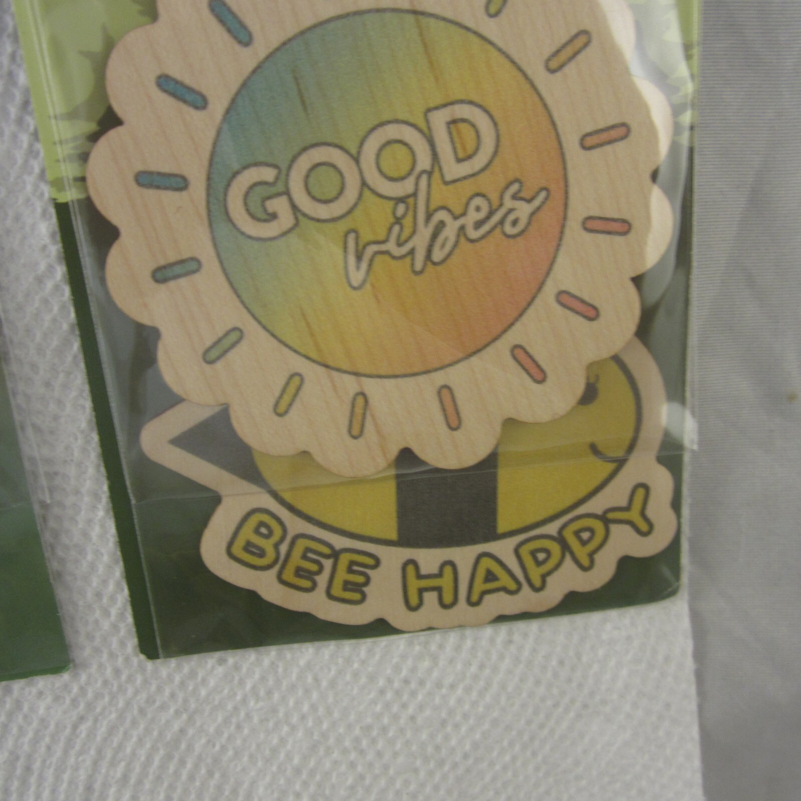 Wood Stickers Sustainably Sourced Real Wood Flexible And Eco Friendly Dust City.