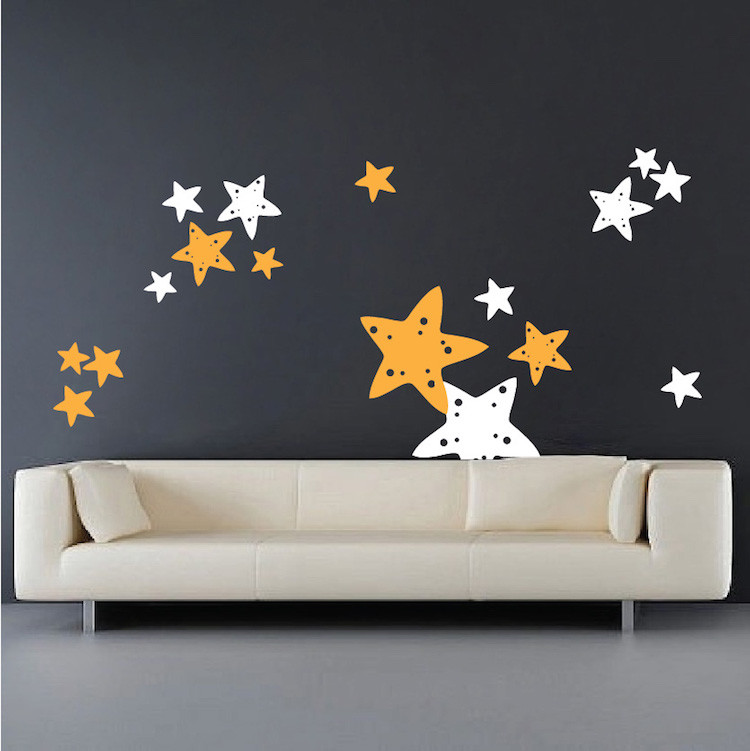 Starfish Wall Decal Beach Wallpaper Ocean Shells Removable Star Fish Vinyl, g38