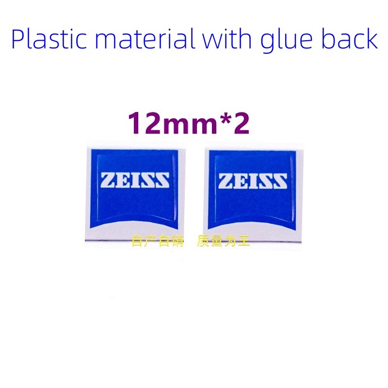 For SONY Zeiss Camera Lens Label Dimple Decoration Metal Plastic Optional DIY