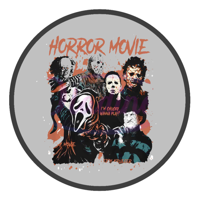 Halloween – (Horror Movies) 4" Decal Car Window Cooler Laptop Decorations Bags