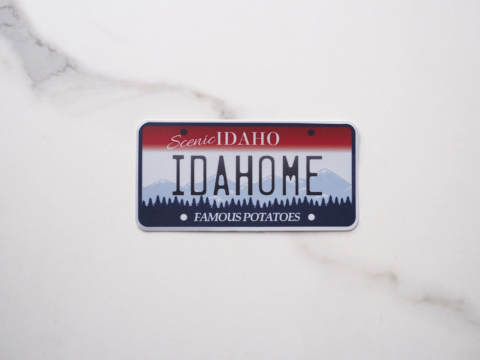 Idaho License Plate Stickers- Choose from 25+ ID City & Saying Decals for Laptop